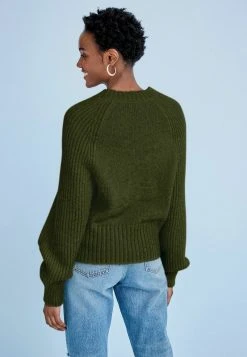 Next Damen VOOP NECK - Strickpullover - Khaki -Next Verkäufe 2022 aa81a8eb70244714a727961dd7c6021d