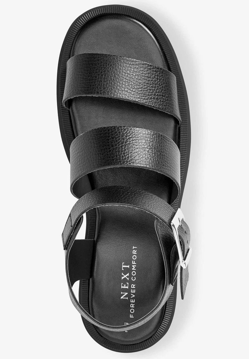Next Damen CHUNKY THREE STRAP BUCKLE - Plateausandalette - Black 4 Next Damen CHUNKY THREE STRAP BUCKLE - Plateausandalette - Black – Bild 4