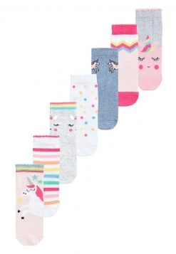 Next 7 PACK - Socken - Pink | Kinder