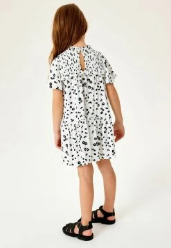 Next Kinder SLEEVE - Freizeitkleid - White Black Print -Next Verkäufe 2022 ab22199241ea4ecb9b8764d30d9edf10