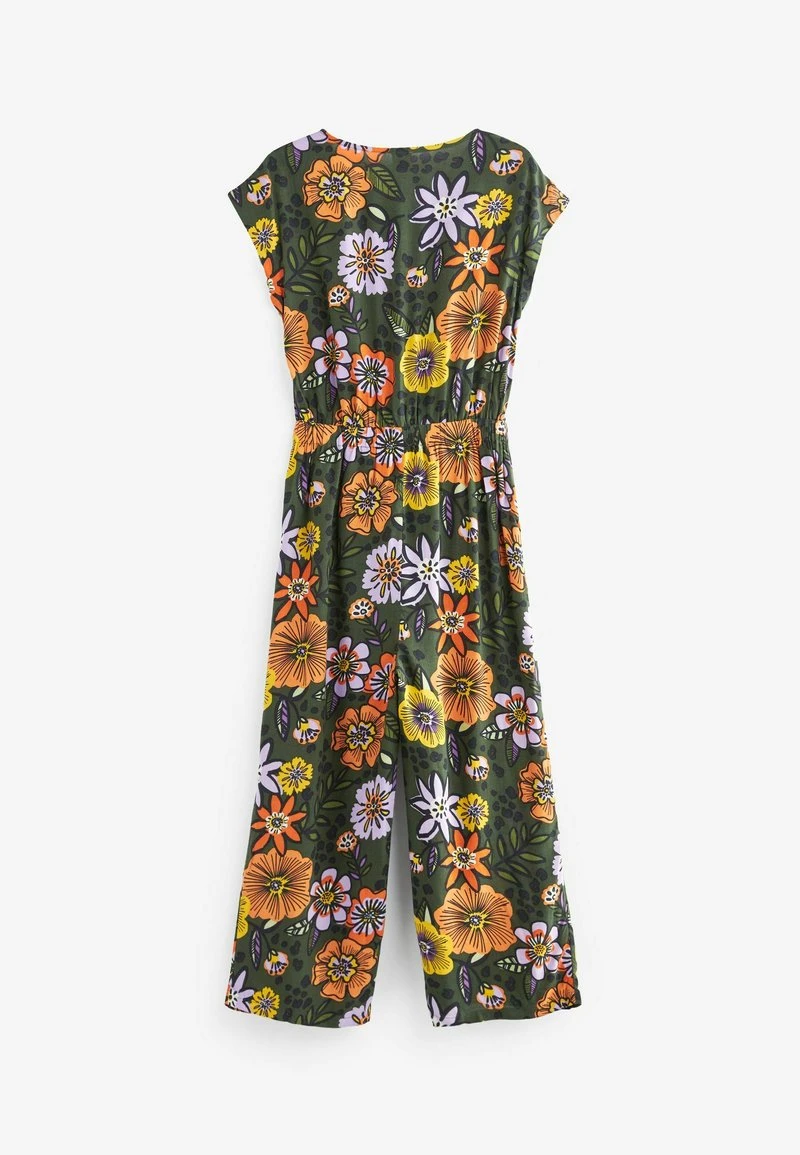 Next Kinder Jumpsuit - Khaki Green Printed 2 Next Kinder Jumpsuit - Khaki Green Printed – Bild 2