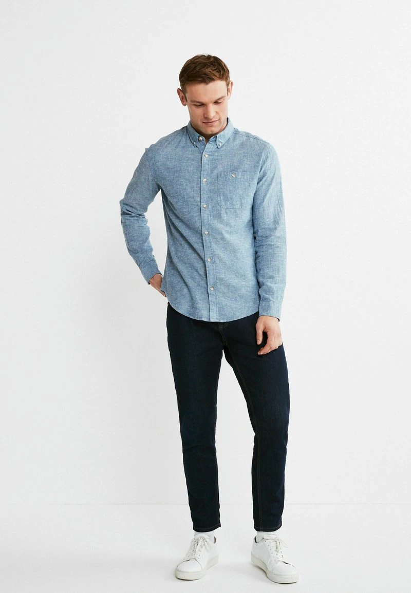 Next Herren ROLL SLEEVE - Hemd - Blue 2 Next Herren ROLL SLEEVE - Hemd - Blue – Bild 2