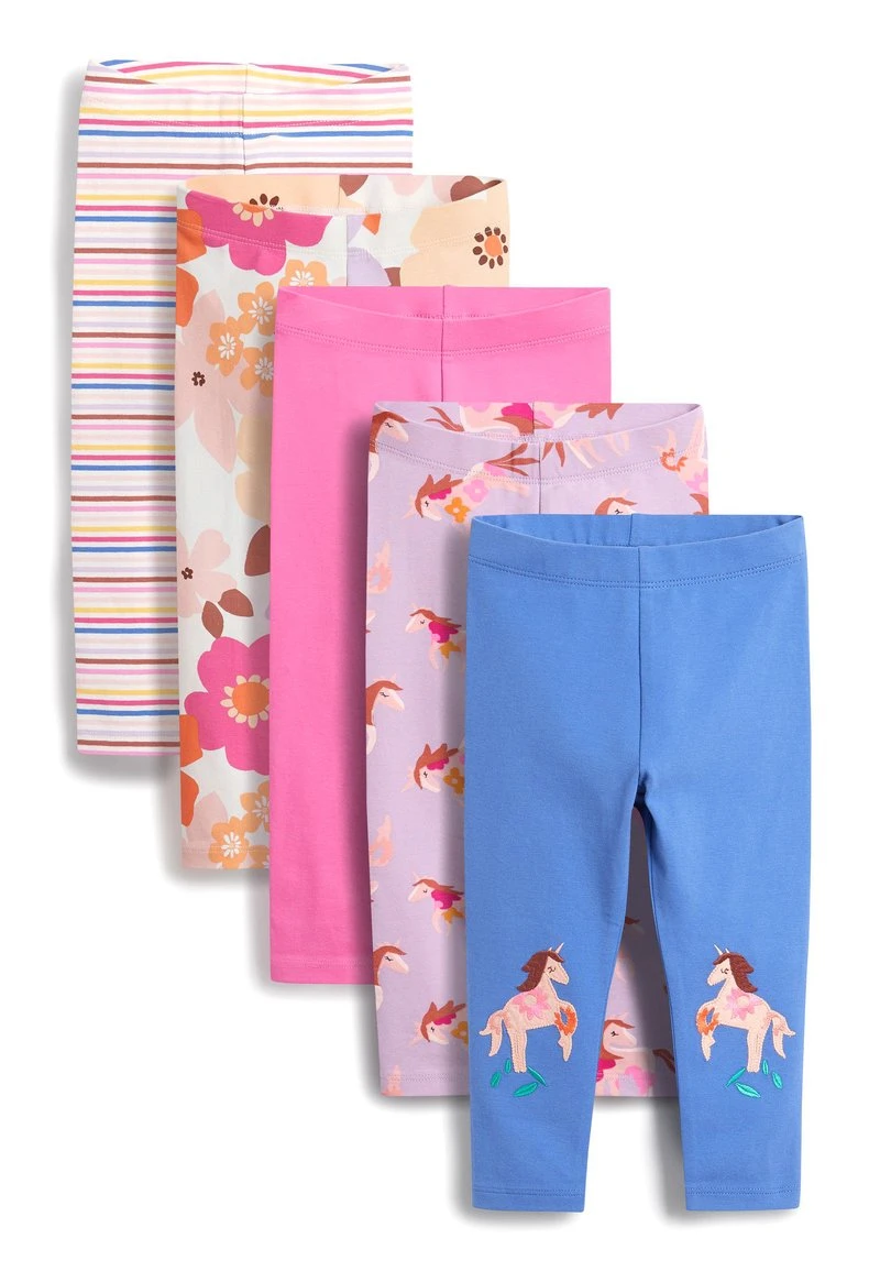 Next Kinder 5 PACK - Leggings - Hosen - Pink 1 Next Kinder 5 PACK - Leggings - Hosen - Pink