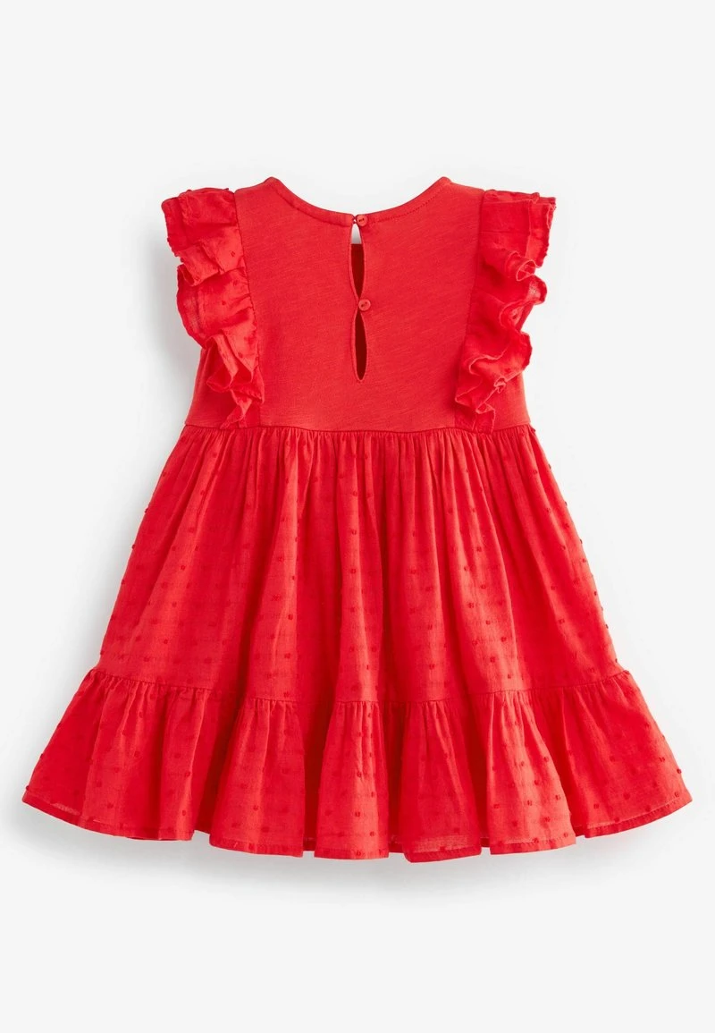 Next Kinder FABRIC MIX - Jerseykleid - Red 2 Next Kinder FABRIC MIX - Jerseykleid - Red – Bild 2