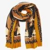 Next Damen TIGER PATTERN - Schal - Black, Yellow