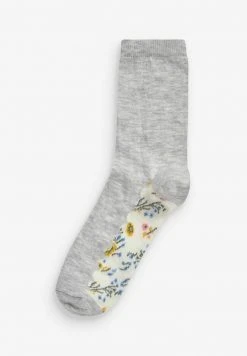 Next Damen PATTERNED FOOTBED ANKLE 5 PACK - Socken - Grey -Next Verkäufe 2022 ac5a4dfe335d4bacb5f730cac71242aa