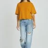 Next Damen BOXY RELAXED FIT - T-Shirt Basic - Ochre