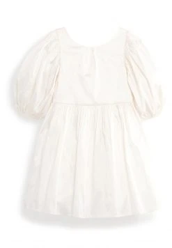 Next Kinder PUFF SLEEVE TAFFETA - Freizeitkleid - Offwhite