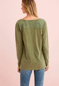 Next Damen WASHED LONG SLEEVE POCKET - Langarmshirt - Khaki -Next Verkäufe 2022 ace445316cda432c98e79b07d78cbff2