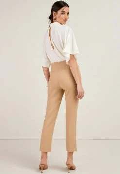 Next Damen Stoffhose - Camel -Next Verkäufe 2022 ad543662928b42cc98b34d86a942a66f