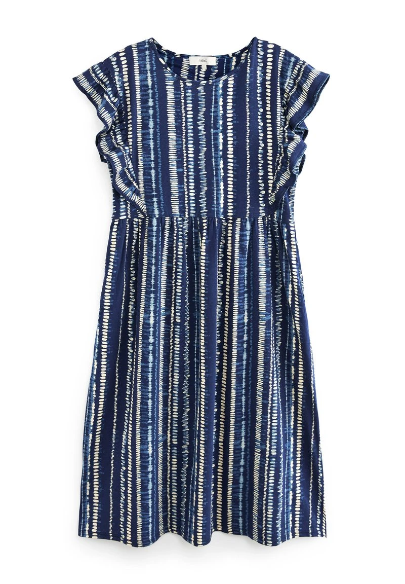 Next Damen Jerseykleid - Navy Stripe 1 Next Damen Jerseykleid - Navy Stripe
