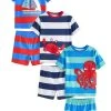 Next Kinder 3 PACK SET - Nachtwäsche Set - Blue White Red Seaside