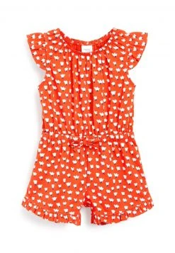 Next Kinder FRILL - Jumpsuit - Red -Next Verkäufe 2022 add63790f196459ab41d682148f59e46