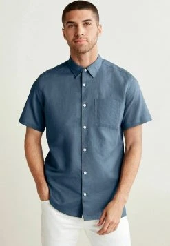 Next Herren SHORT SLEEVE - Hemd - Dark Blue