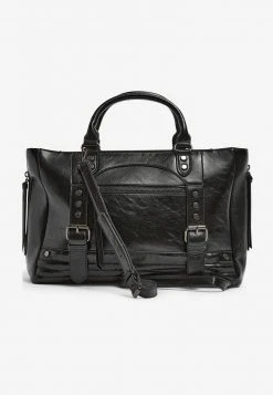 Next Damen DETAIL HELD WITH STRAP - Handtasche - Black