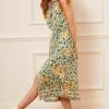 Next Damen SLEEVELESS LINEN - Blusenkleid - Honeysuckle Print
