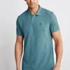 Next Herren NATURAL DYED - Poloshirt - Teal Blue