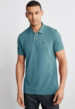Next Herren NATURAL DYED - Poloshirt - Teal Blue