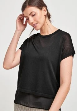 Next Damen T-Shirt Basic - Black