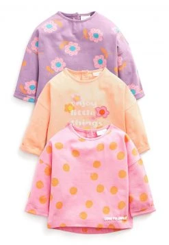 Next Kinder 3 PACK LONG SLEEVE - Langarmshirt - Multi Coloured