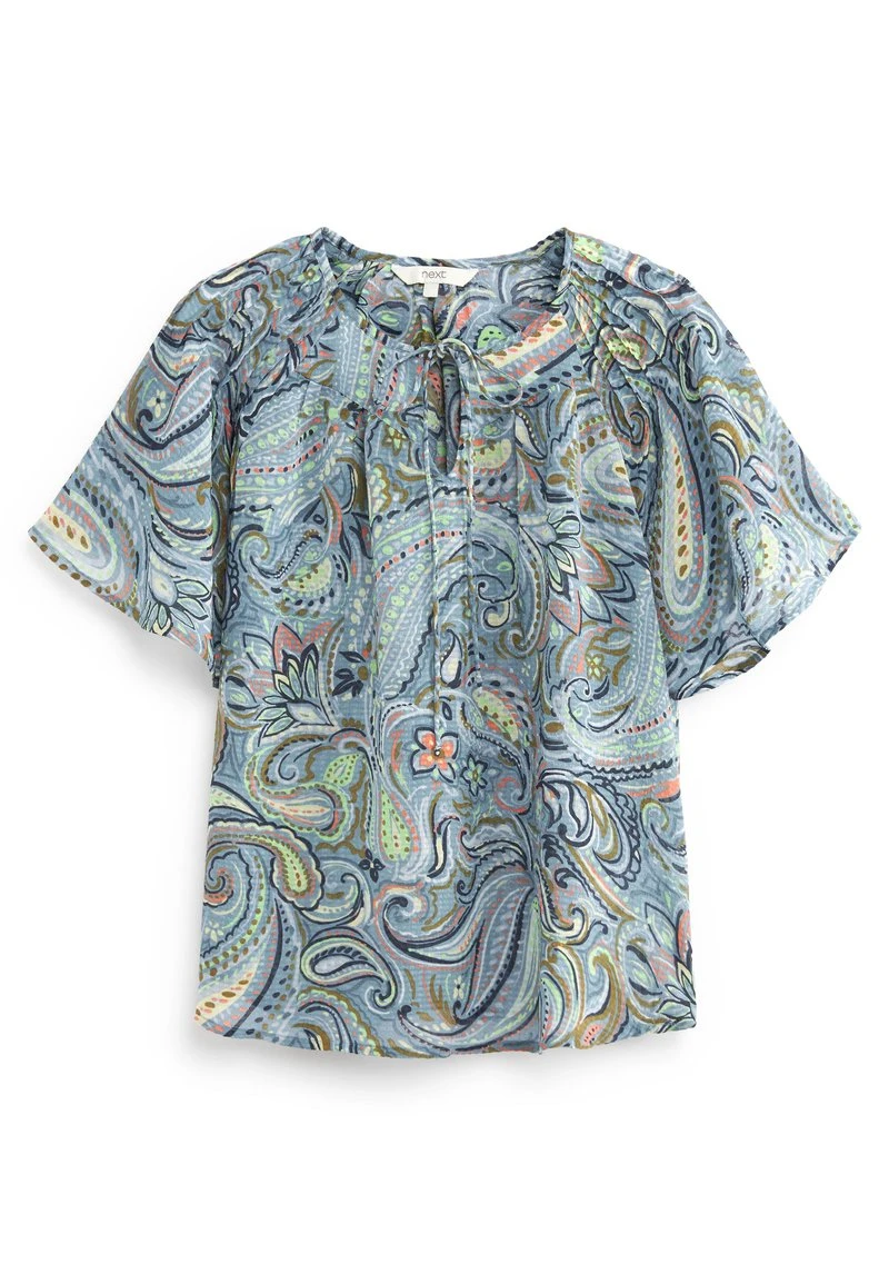 Next Damen FLUTTER - Bluse - Blue Paisley 4 Next Damen FLUTTER - Bluse - Blue Paisley – Bild 4