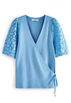 Next Damen BRODERIE SLEEVE WRAP - T-Shirt Basic - Blue 9 Next Damen BRODERIE SLEEVE WRAP - T-Shirt Basic - Blue -Next Verkäufe 2022 b03a23c0e67b4e5c8dc94e185bd7e71c