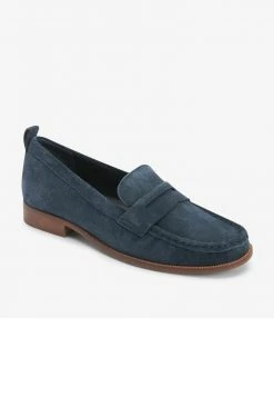 Next Damen MOCCASIN - Slipper - Navy Blue Suede -Next Verkäufe 2022 b03f39a0ff80427484fda2fe8e05170c