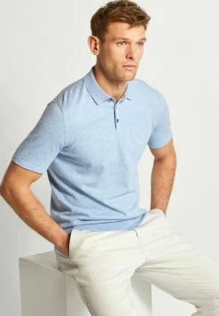 Next Herren Poloshirt - Blue Marl -Next Verkäufe 2022 b0957f43ced8482a81f00ba55023f1bd