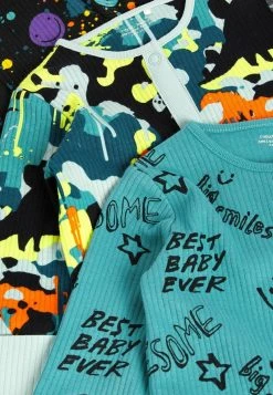 Next Kinder 3 PACK - Strampler - Yellow -Next Verkäufe 2022 b0a836f088f44edfb7c1d731df3b089a