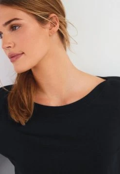 Next BOAT NECK - Langarmshirt - Black | Damen -Next Verkäufe 2022 b0bb464ddae34a76a39e9211579647fd