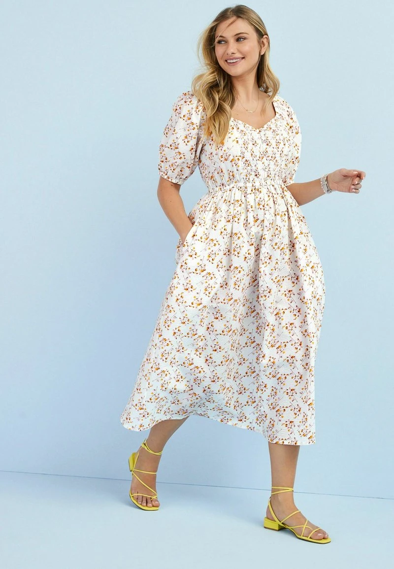 Next Damen PUFF SLEEVE - Freizeitkleid - Pink Floral Print 2 Next Damen PUFF SLEEVE - Freizeitkleid - Pink Floral Print – Bild 2