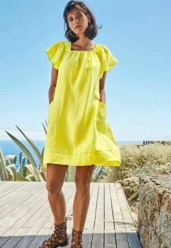 Next Damen Freizeitkleid - Lime Fluro Green