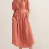 Next Damen BELTED - Freizeitkleid - Pink