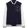 Next Herren Bomberjacke - Navy Blue White
