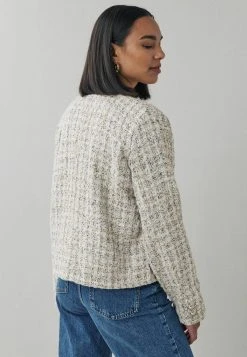 Next Damen CROPPED TWEED TEXTURED - Leichte Jacke - Monochrome -Next Verkäufe 2022 b149d54eca674b03b9b38ff3912f0929