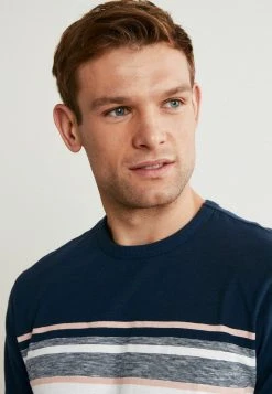 Next Herren BLOCKED - T-Shirt Print - Blue Pink Chest Stripe -Next Verkäufe 2022 b162cdb192d34636bca50176b9254b8c