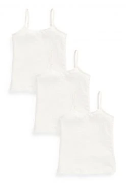 Next Kinder 3 PACK STRAPPY (1.5-16YRS) - Top - Cream