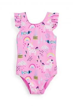 Next Kinder FRILL SLEEVED - Badeanzug - Pink