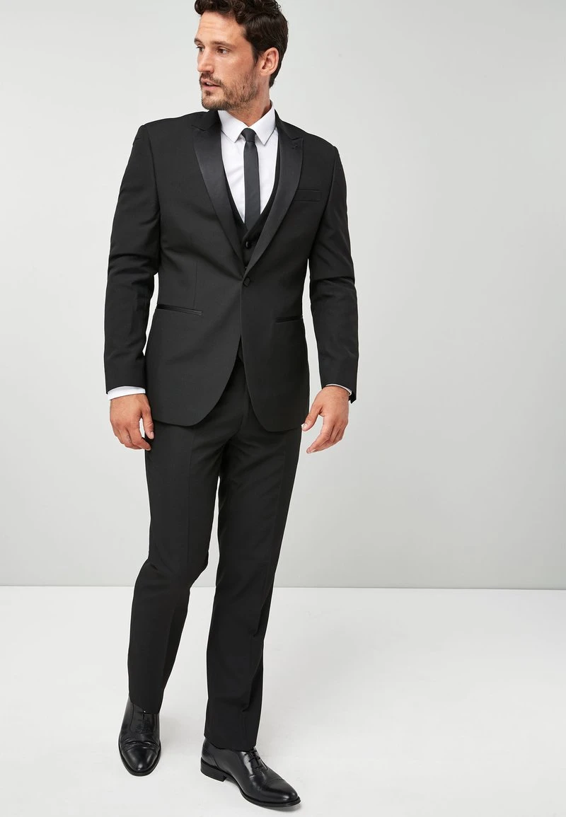 Next Herren TUXEDO - Anzughose - Black 2 Next Herren TUXEDO - Anzughose - Black – Bild 2
