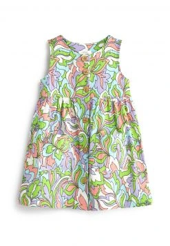Next TEXTURED - Freizeitkleid - Pink Green Retro Swirl | Kinder -Next Verkäufe 2022 b1ede37109504bc19eee93a9a1928366