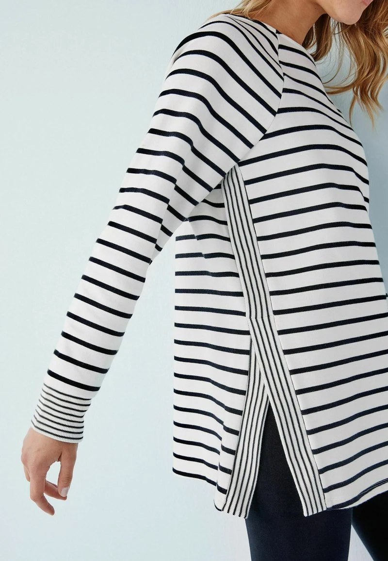 Next Damen PREMIUM STRIPE - Sweatshirt - Black On White 4 Next Damen PREMIUM STRIPE - Sweatshirt - Black On White – Bild 4