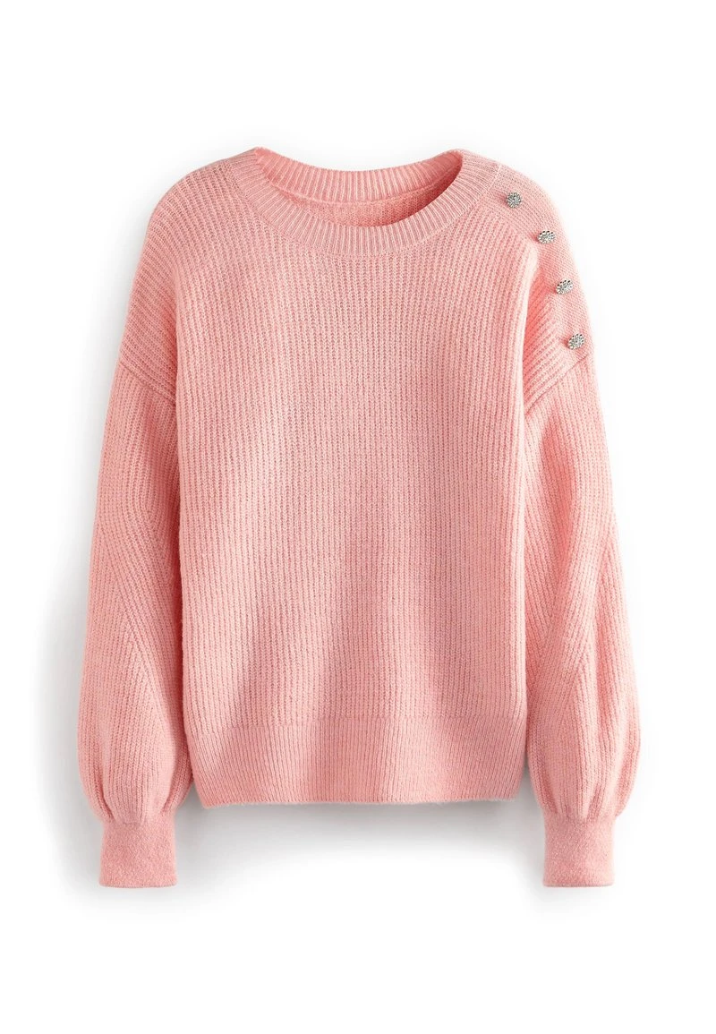 Next Damen GEM SHOULDER - Strickpullover - Pink 4 Next Damen GEM SHOULDER - Strickpullover - Pink – Bild 4
