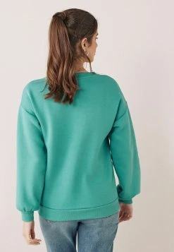 Next Damen GRAPHIC - Sweatshirt - Teal Green Heart