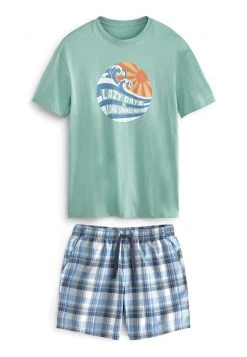 Next Herren SET - Nachtwäsche Set - Blue Graphic Check -Next Verkäufe 2022 b2a8c80f806048c1bf86b8b0ce0dd046