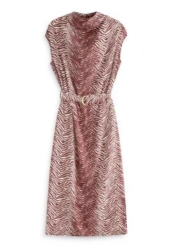 Next Damen NECK - Freizeitkleid - Brown Zebra