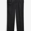 Next BLACK PLEAT FRONT SLIM FIT TROUSERS (3-16YRS) - Stoffhose - Black | Kinder