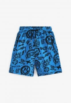 Next Kinder 2 PACK ALL OVER PRINT - Jogginghose - Black Blue Smile -Next Verkäufe 2022 b336e1a29b7f4f5f9c4612cc1cfc33ff