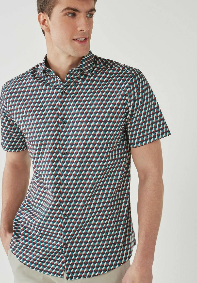 Next Herren TRIMMED - Hemd - Green 1 Next Herren TRIMMED - Hemd - Green