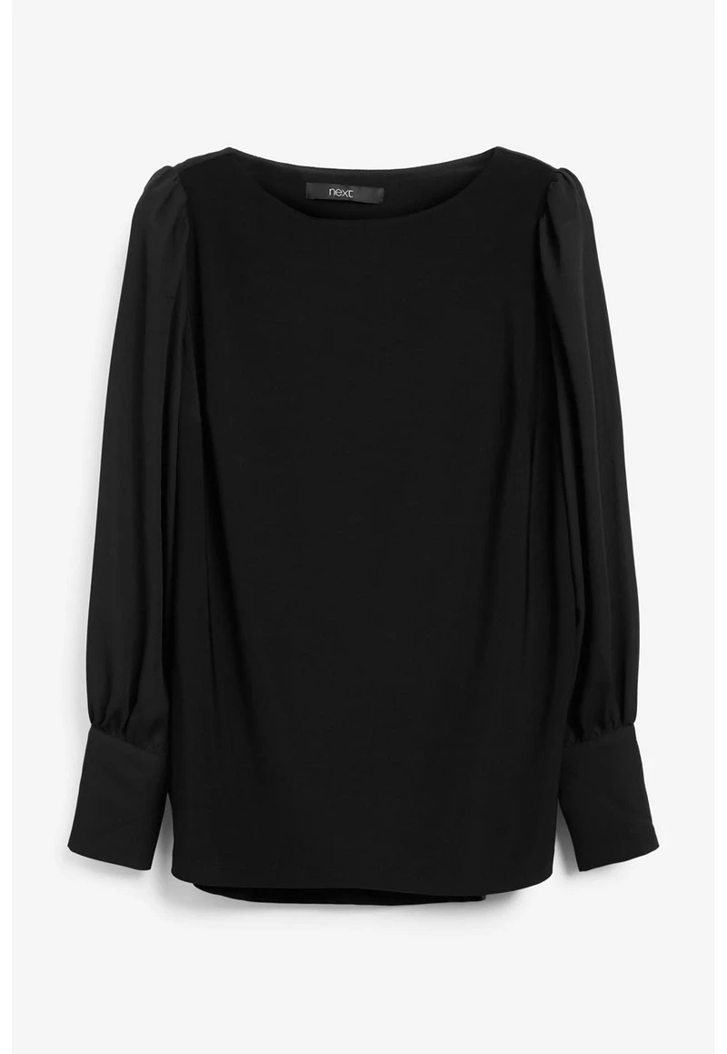 Next Damen LONG SLEEVE CUFF - Bluse - Black 5 Next Damen LONG SLEEVE CUFF - Bluse - Black – Bild 5