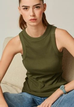 Next Damen RACER TANK - Top - Khaki Green 6 Next Damen RACER TANK - Top - Khaki Green -Next Verkäufe 2022 b40050cb1aa44c73a4fc2d9f2a6fedbf